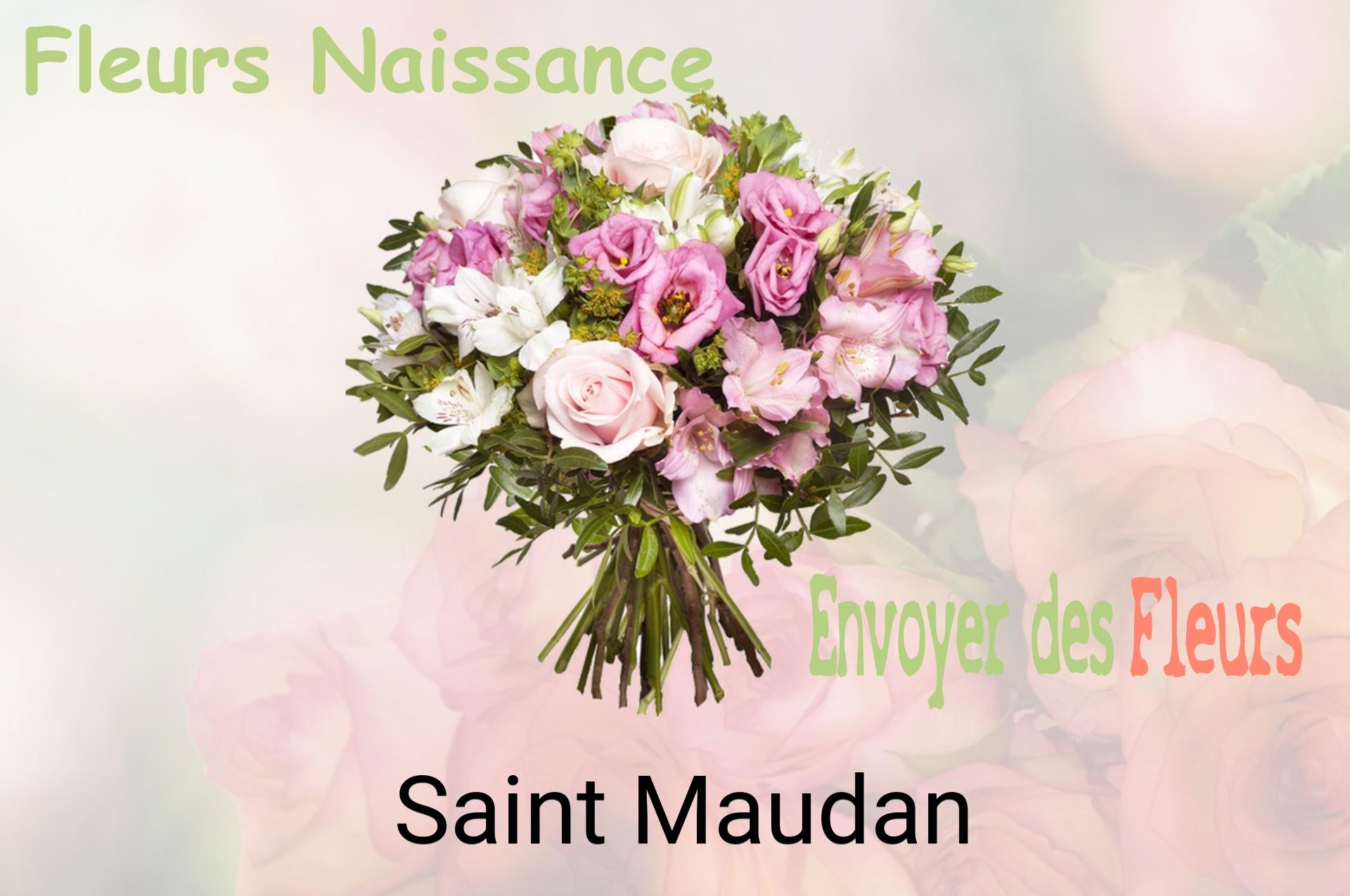 Bouquet de fleurs de naissance livré à Saint-Maudan