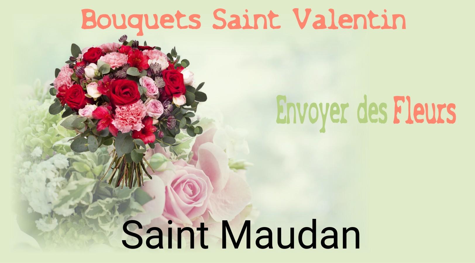Roses de Saint-Valentin livrées à Saint-Maudan
